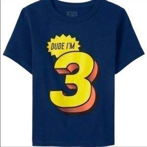 NEW The children’s Place birthday T-shirt size 2T